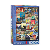 Eurographics 1000pc Puzzle - Travel USA Vintage Posters-TCG Nerd